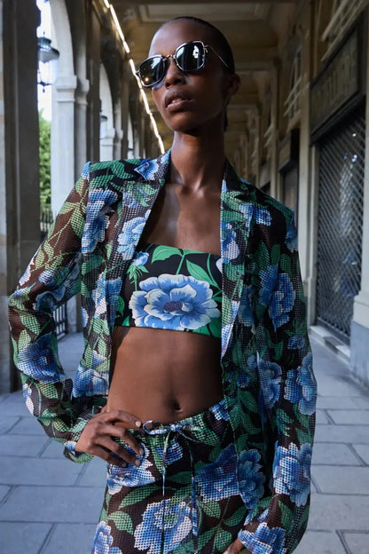Kenzo - SS25 Runway Press Sample Floral Blazer