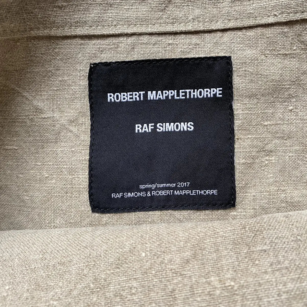 Raf Simons - SS17 Runway X Robert Mapplethorpe Extreme Big Bag