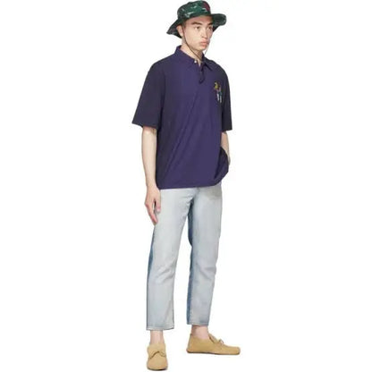 Loewe x Paula Ibiza Parrots Embroidered Oversize Polo