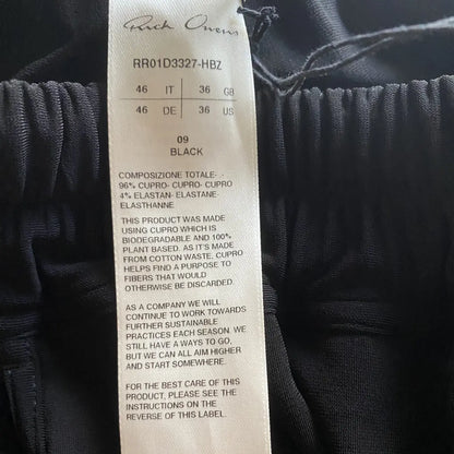 Rick Owens : NWT Rick Owens S/S24 Lido Cupro Track Pants