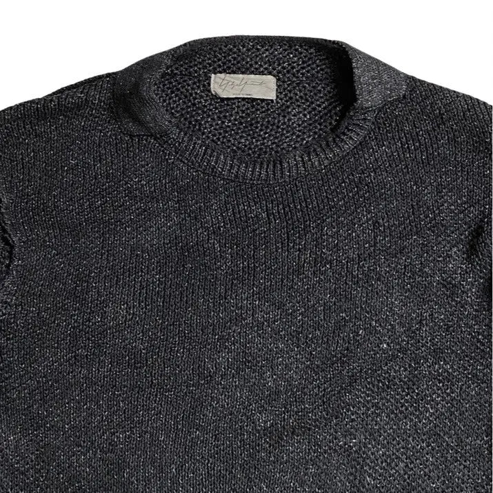 Yohji Yamamoto - YYPH Glitter Rayon Blend Knit Sweater