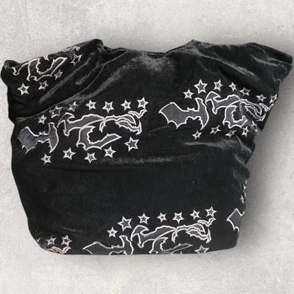 Undercover - AW02 “Witches Cell”Velour Tote Bag