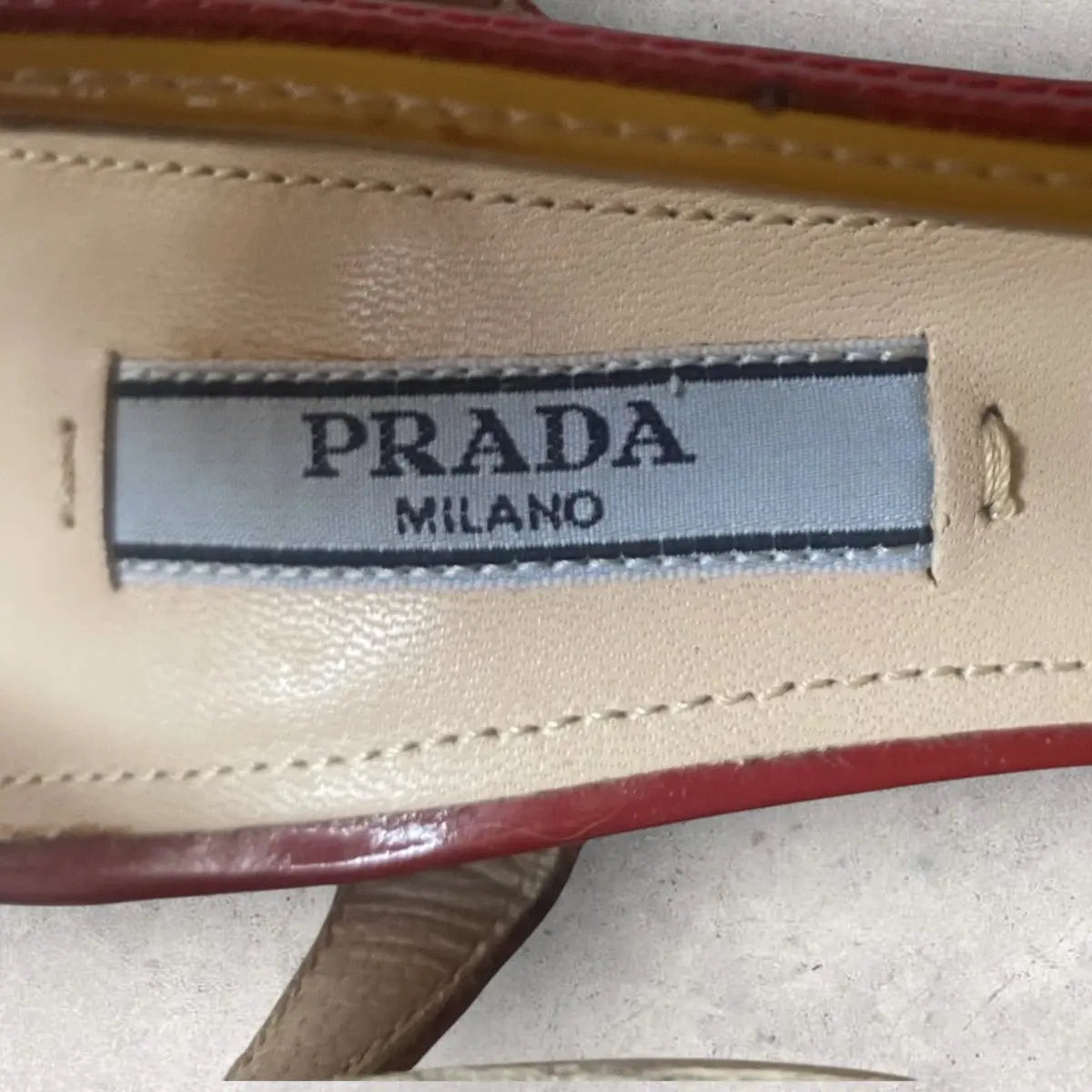 Prada - SS12 Red Patent Heels