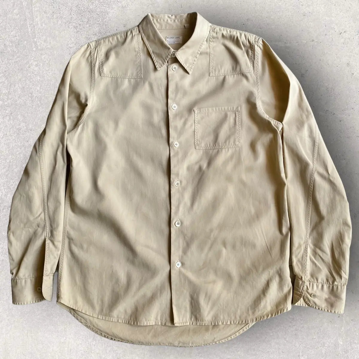 Helmut Lang  1998 Archive Military Shirt