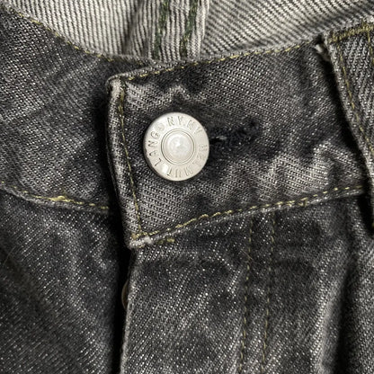 Helmut Lang - Archive Vintage Broke Denim Mid Waist Contour Fit