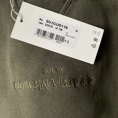 Maison Margiela - NWT Fall22 Logo Embroidered 1 10 Oversize Sweater