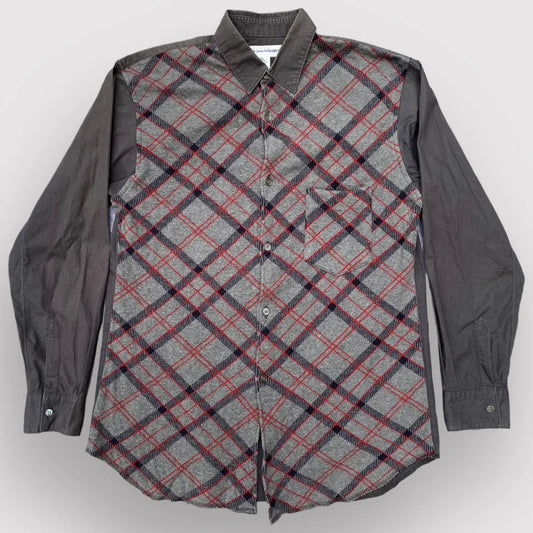 Comme Des Garcons - Front Plaid Shirt