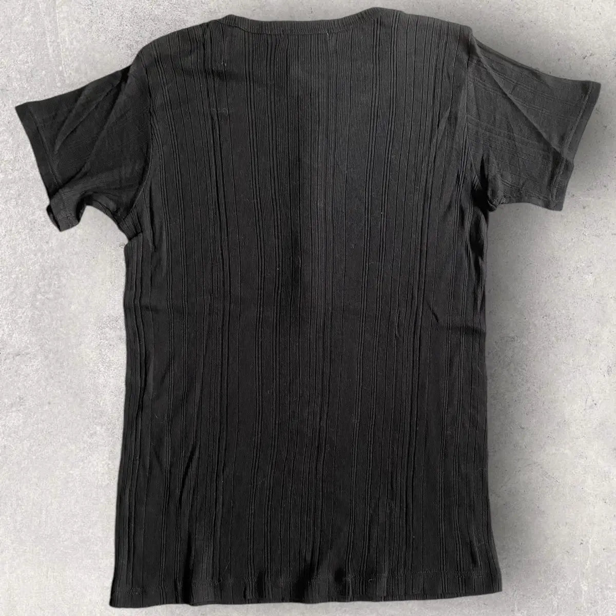 Yohji Yamamoto - YYHP Buttons Front Ribbed Tee