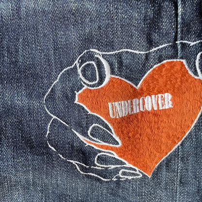 Undercover : AW07 Heart Grasping Jeans