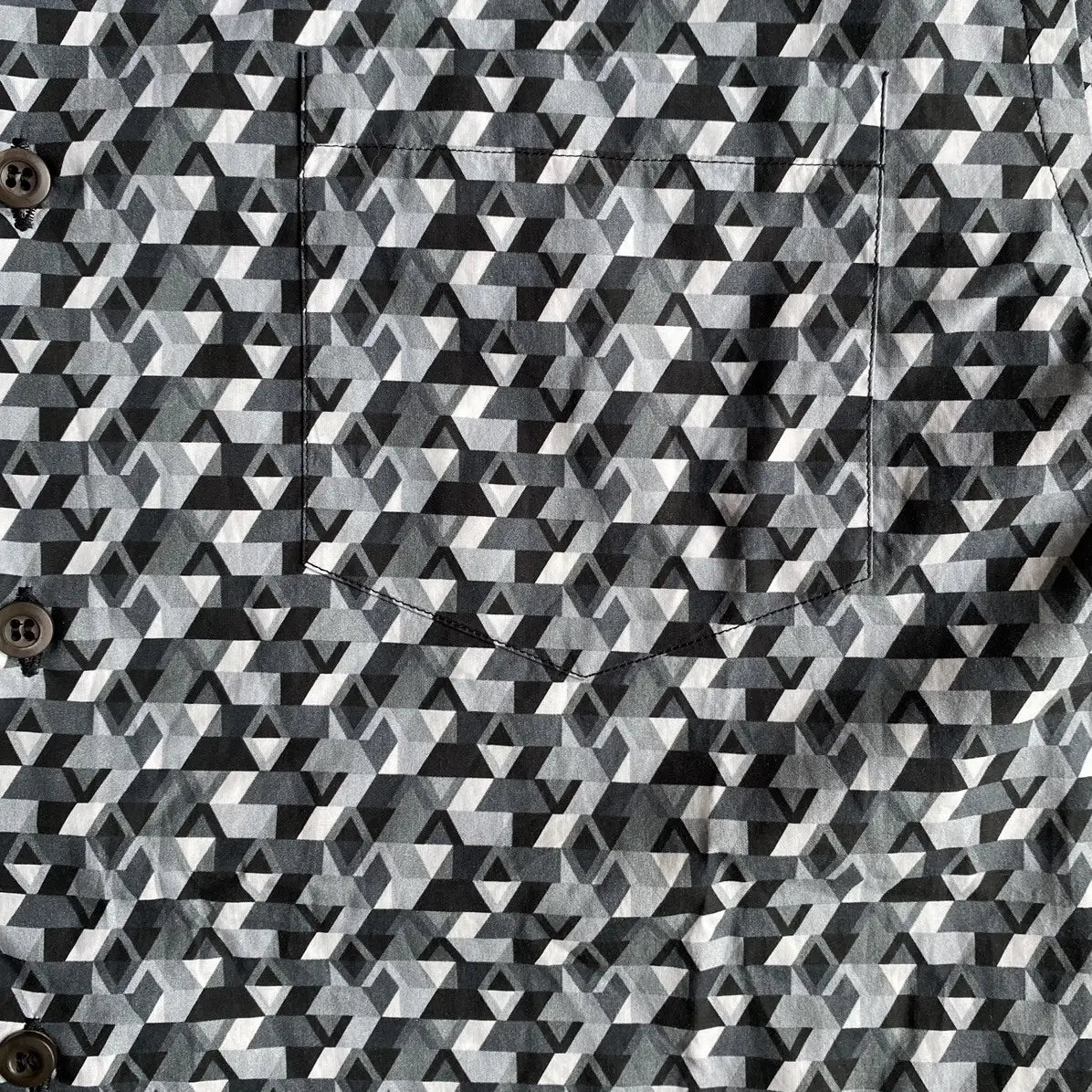 Prada - Fall 2017 Geometric Print Shirt