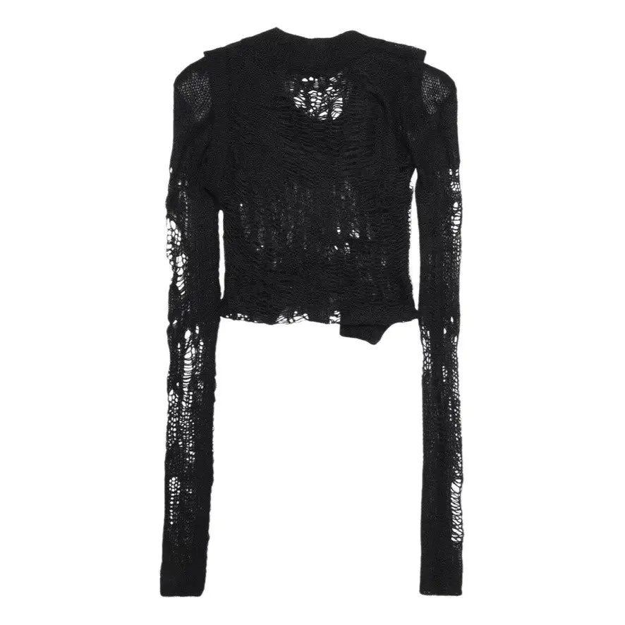 Rick Owens : SS20 “Fogachine” Mohair Spider Web Banana