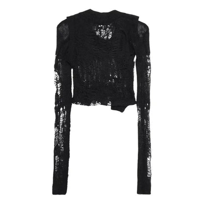 Rick Owens : SS20 “Fogachine” Mohair Spider Web Banana