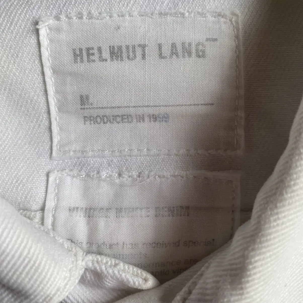 Helmut Lang - 1999 Archive Low Two Pocket Denim Trucker