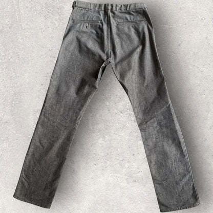Comme des Garcons - Vintage AW00” Front Plaid Denim Pants