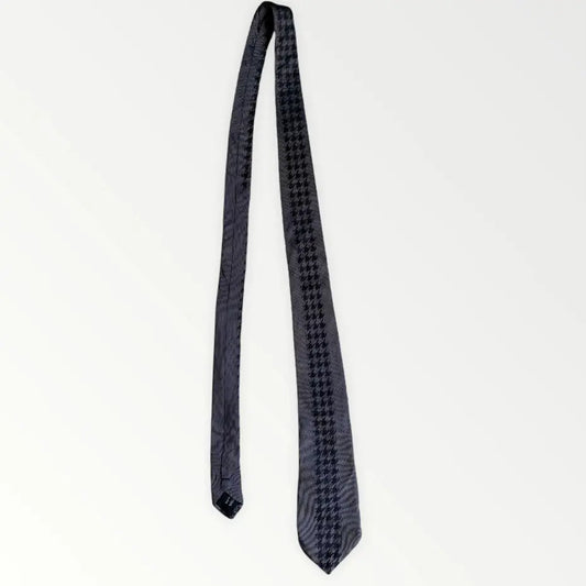 Yohji Yamamoto  Silk Houndstooth Tie
