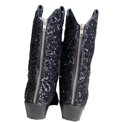 Dolce & Gabbana - Sequin Western boots