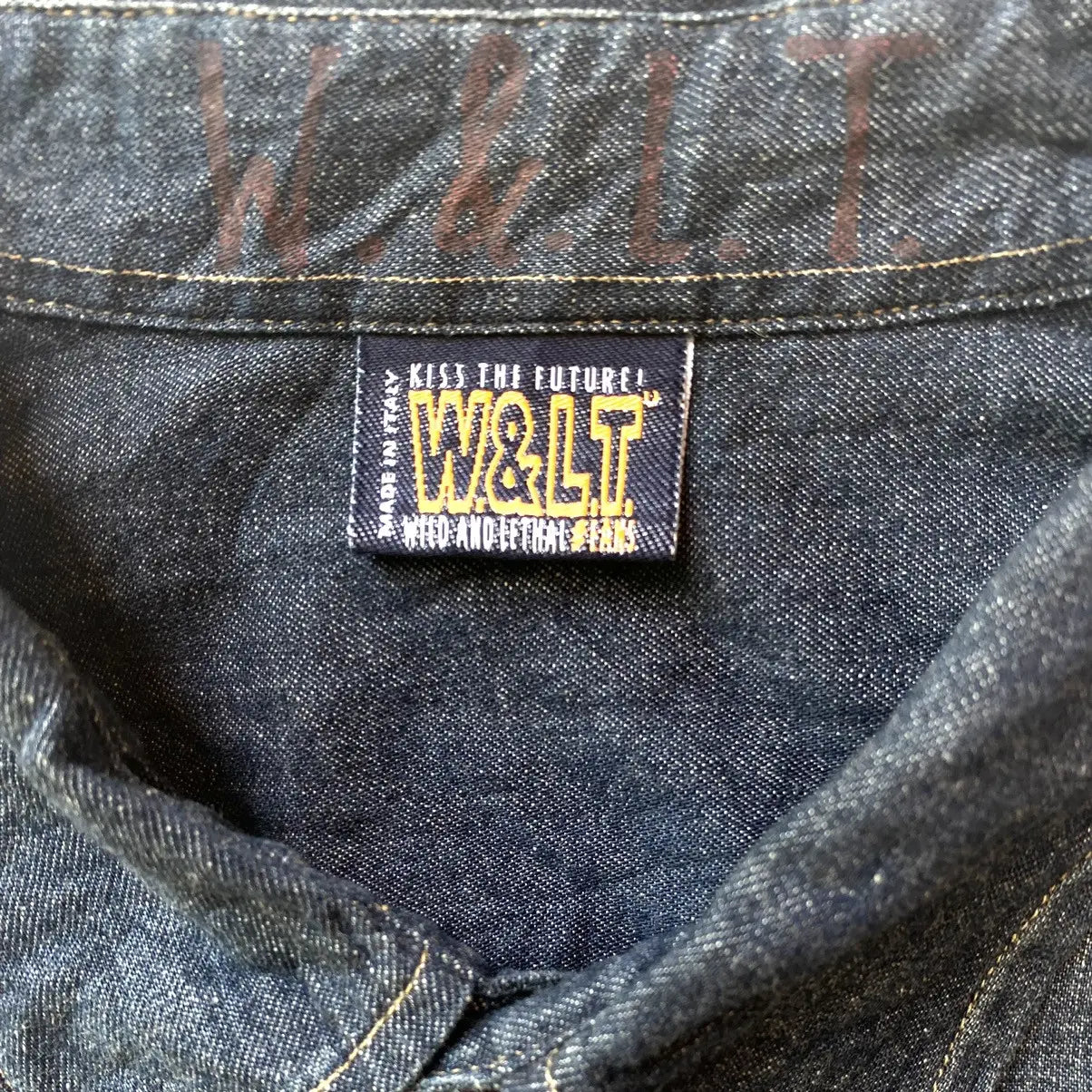 W&LT- Hand Write Denim Shirt