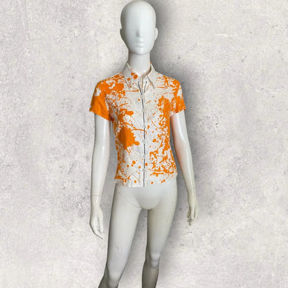 Hermes - SS04 By Margiela Cheval Suprise Button Front Shirt