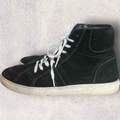 Saint Laurent Paris - SLP Black Suede Joe Mid Top