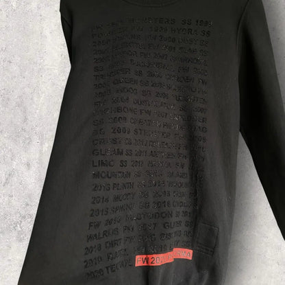 Rick Owens - Fall 2020 "PERFORMA” Text Print Sweater