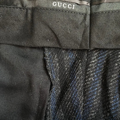 Gucci - Vintage Gucci Skinny Wool Striped Pants