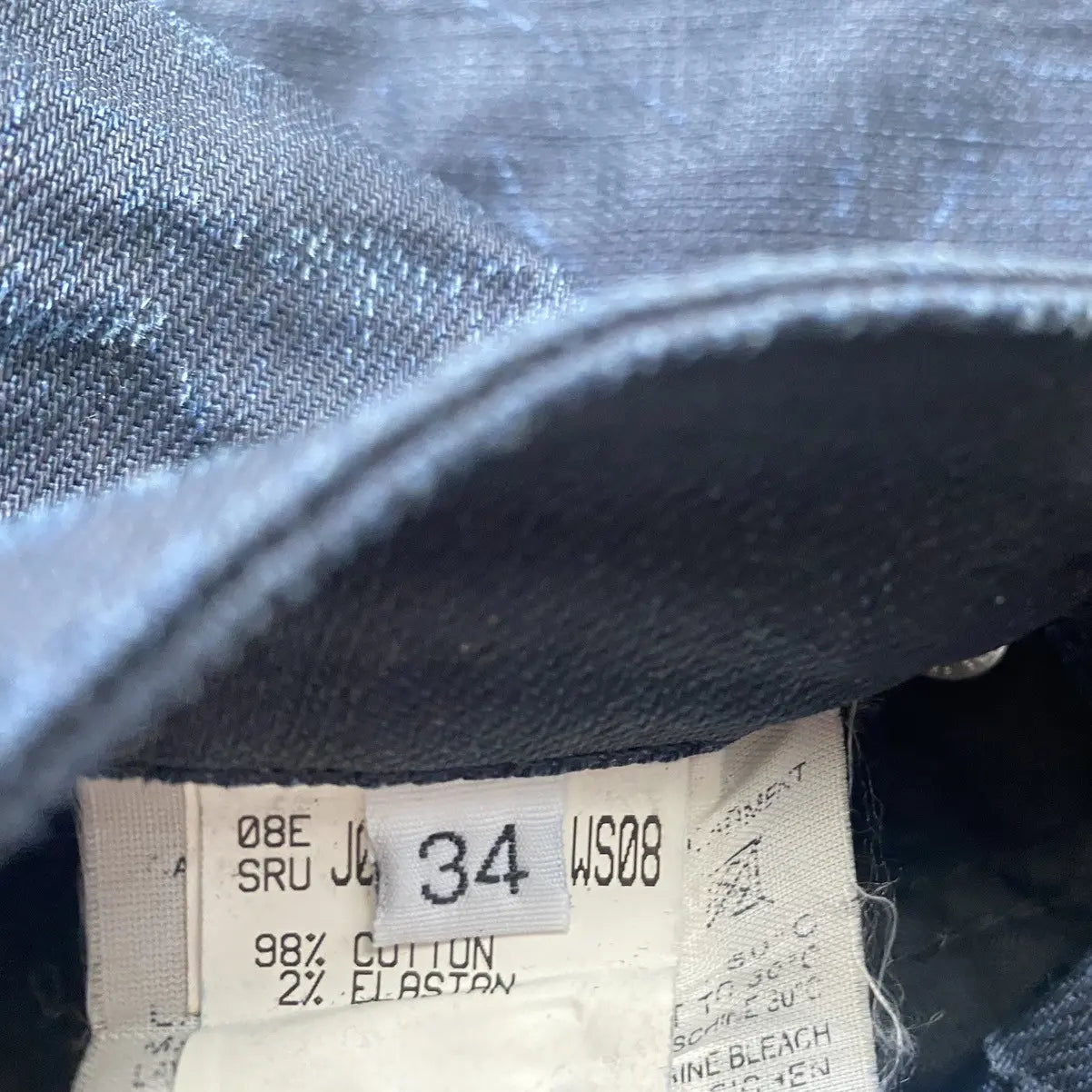 Raf by Raf Simons - Navy coated Jeans