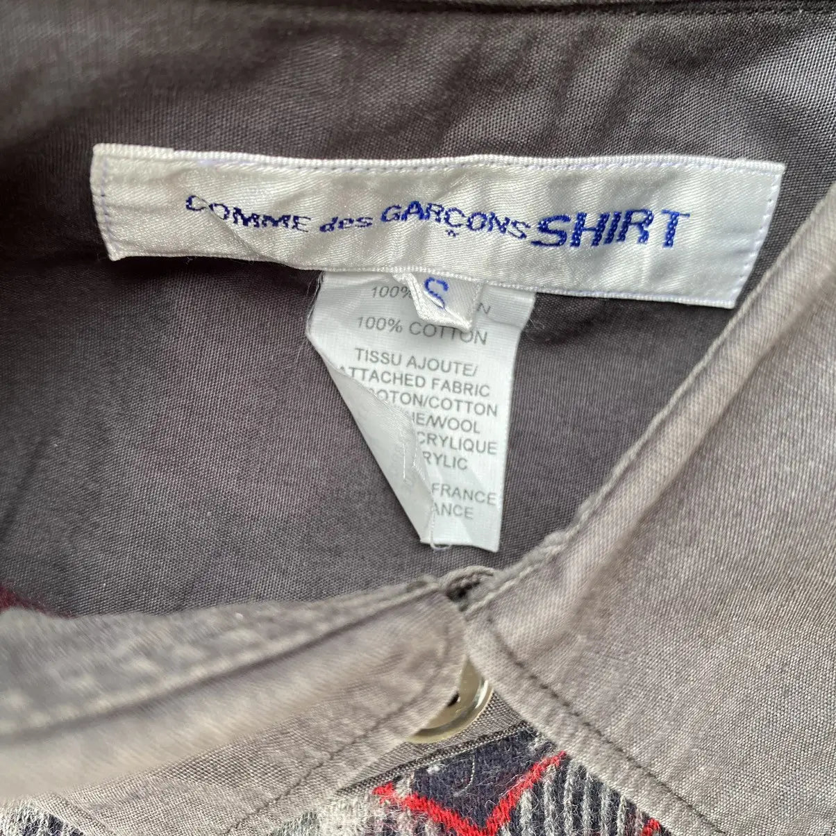 Comme Des Garcons - Front Plaid Shirt