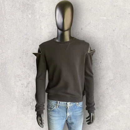 Saint Laurent Paris - Fall15 Zip Shoulder Sweater