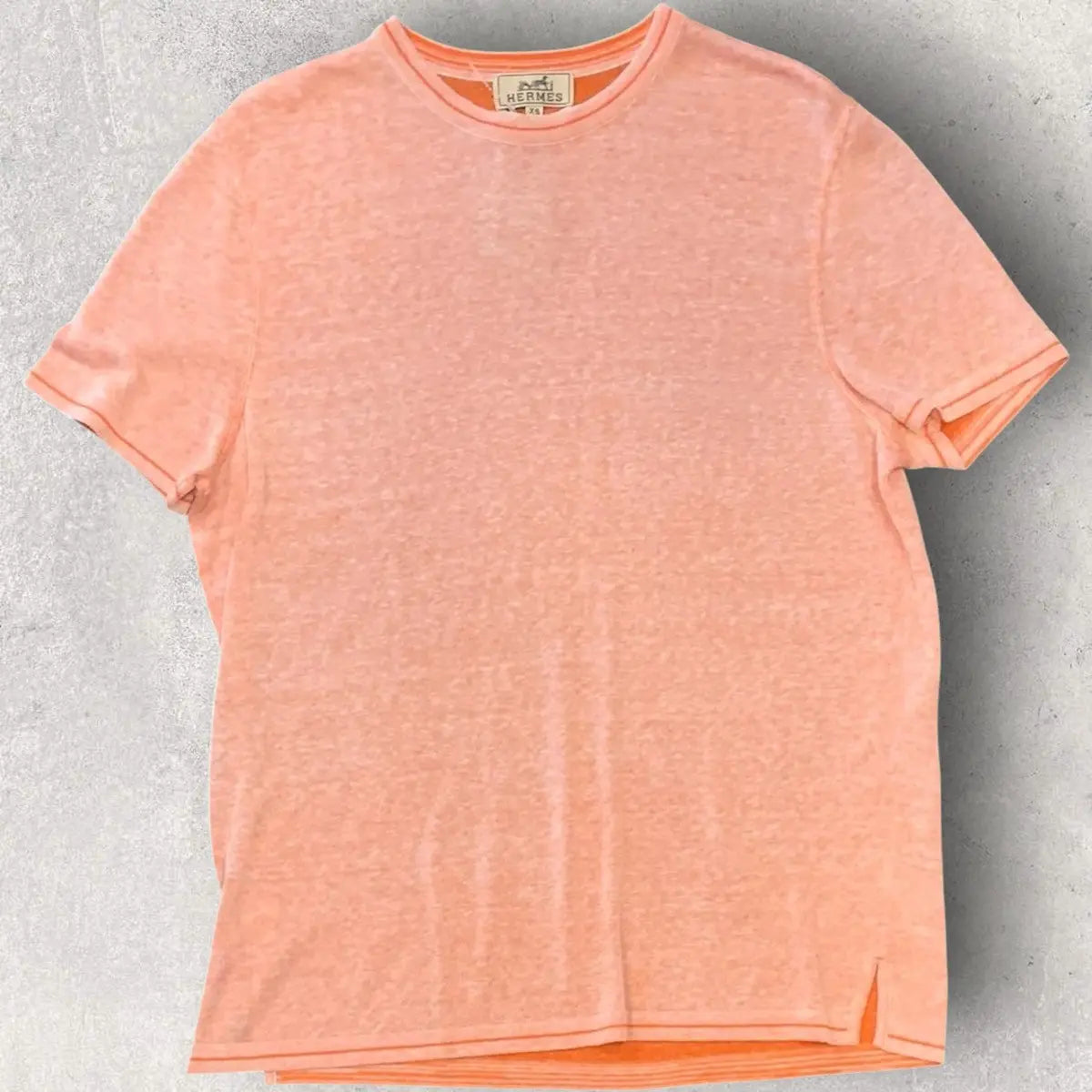 Hermes - Peach Tipping Oversize T Shirt