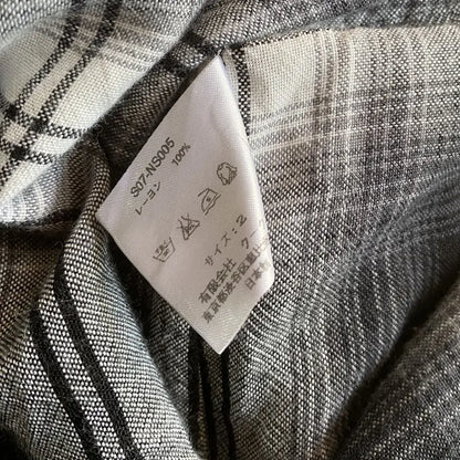 Number (N)ine - SS07 Plaid Rayon Western Shirt