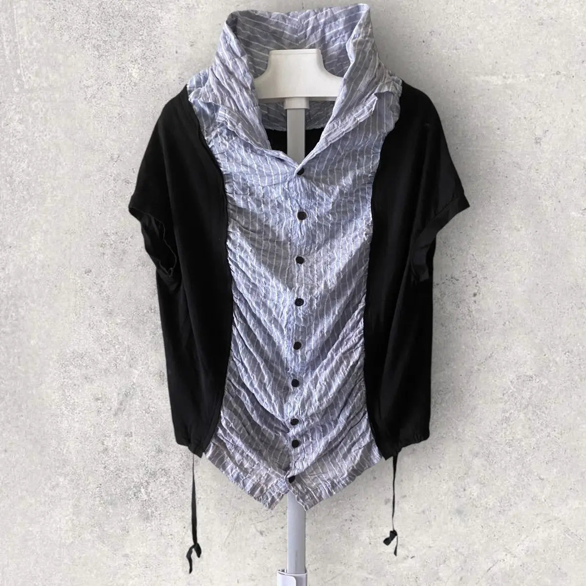 Yohji Yamamoto - Y’s Scrunch Cut And Sew Shirt