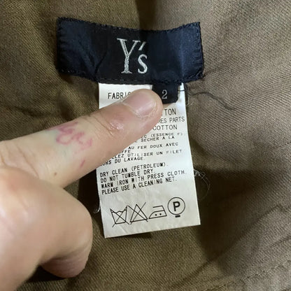 Yohji Yamamoto - Military Green Asymmetric Skirt