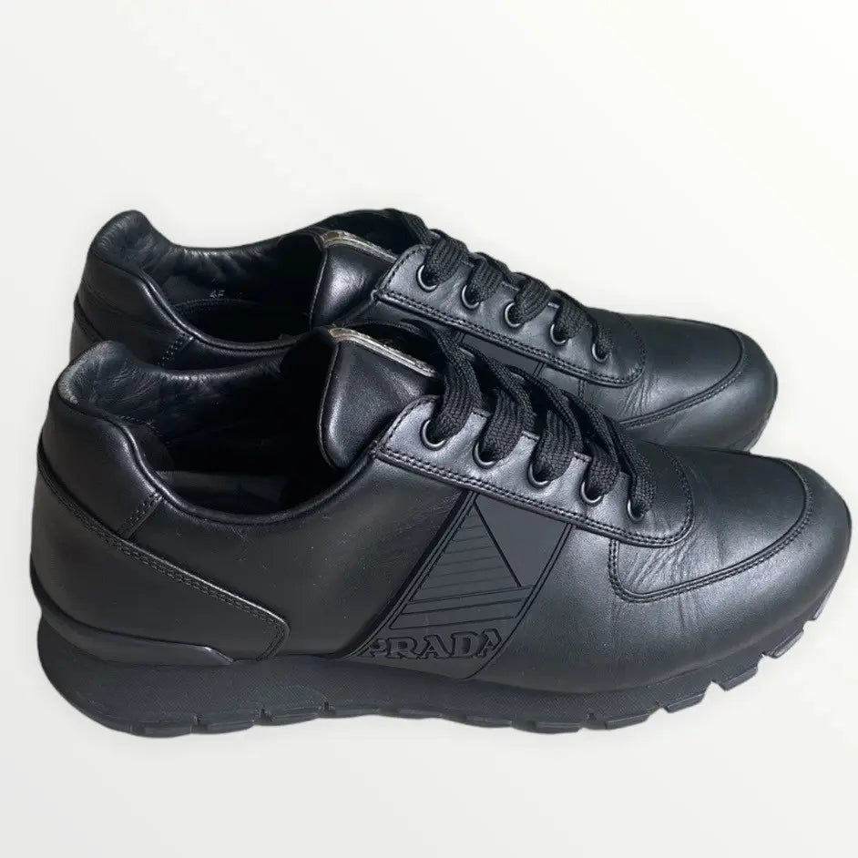 PRADA - Vitello Plume Running Sneakers