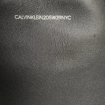 Calvin Klein 205W39NYC - Luxe Calf Leather Stripe Link Bucket Bag