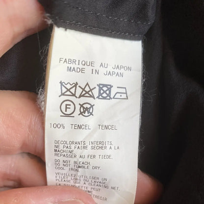 Yohji Yamamoto - SS20 Asymmetric Collar Tencel Shirt