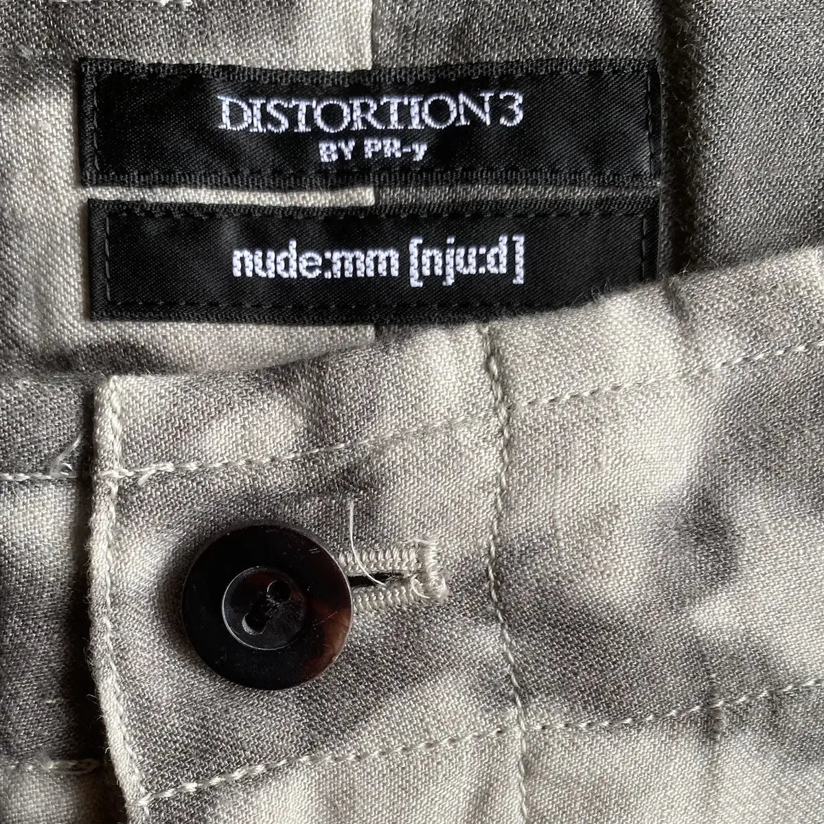 Nude: Masahiko Maruyama - SS24 “Distortion 3” Nude x Pr-y Trousers