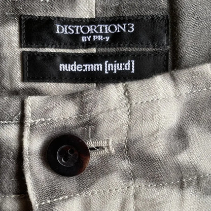 Nude: Masahiko Maruyama - SS24 “Distortion 3” Nude x Pr-y Trousers