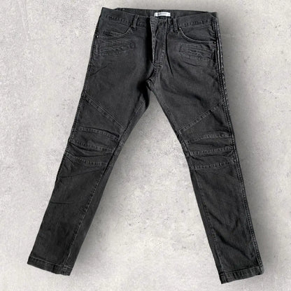 Balmain - Pierre Balmain Side Lace Biker Jeans  Men's US 35•Gently Used