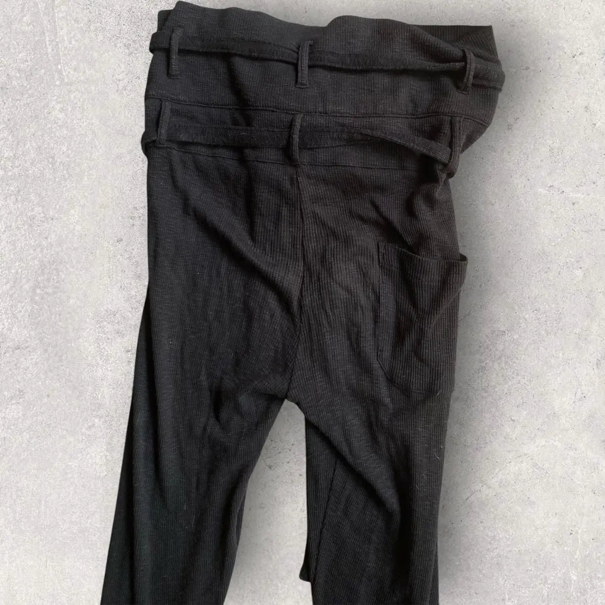 Ann Demeulemeester - Ribbed Bondage Sweatpants