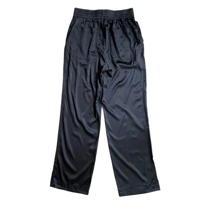 Helmut Lang - Wide Leg Silk Pant with an elastic waistband