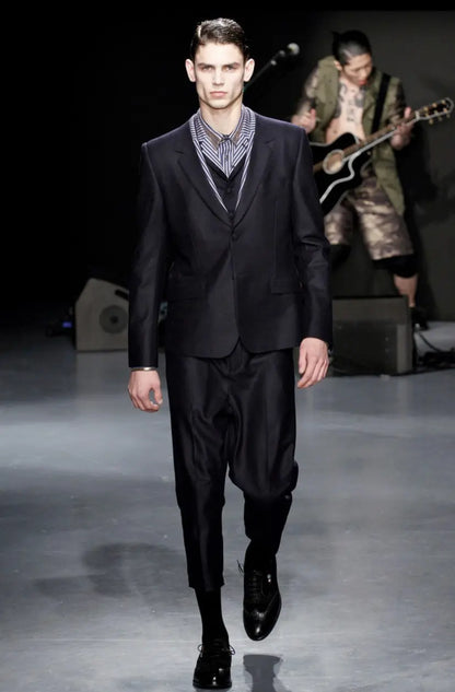 Maison MIHARA YASUHIRO - Fall12 Dragon Embroidered Roll Up Sleeves Blazer