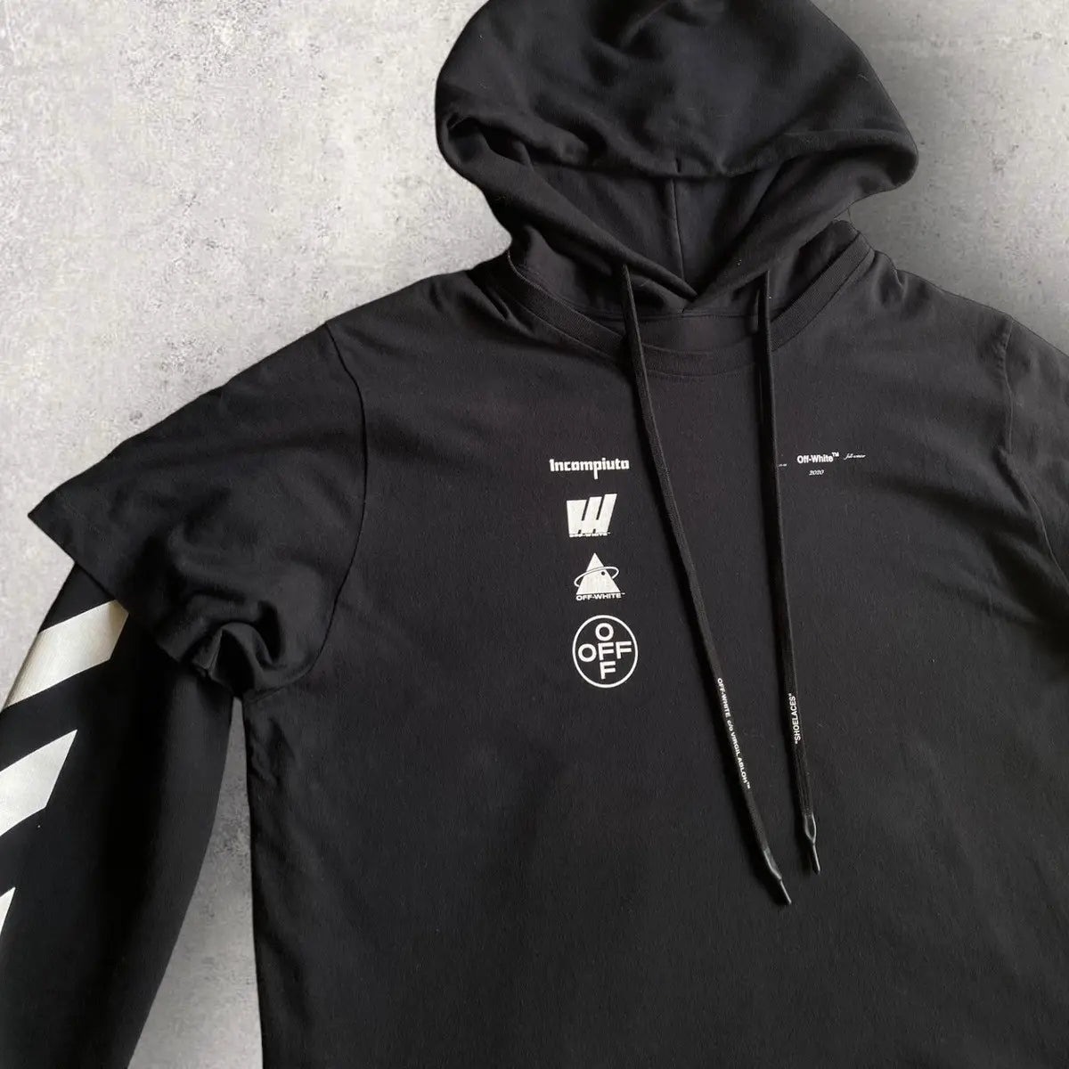 Off-White - FW19-20 Incompiuto Layer Hoodie