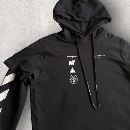 Off-White - FW19-20 Incompiuto Layer Hoodie