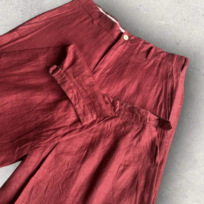 Comme des Garcons Homme Plus - Vintage SS89 Linen Cropped Pants