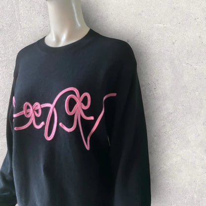 Comme des Garcons - Bow Embroidered Oversize Sweater