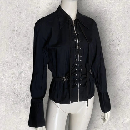 Jean Paul Gaultier - JPG Lace Up Corset Bondage Shirt