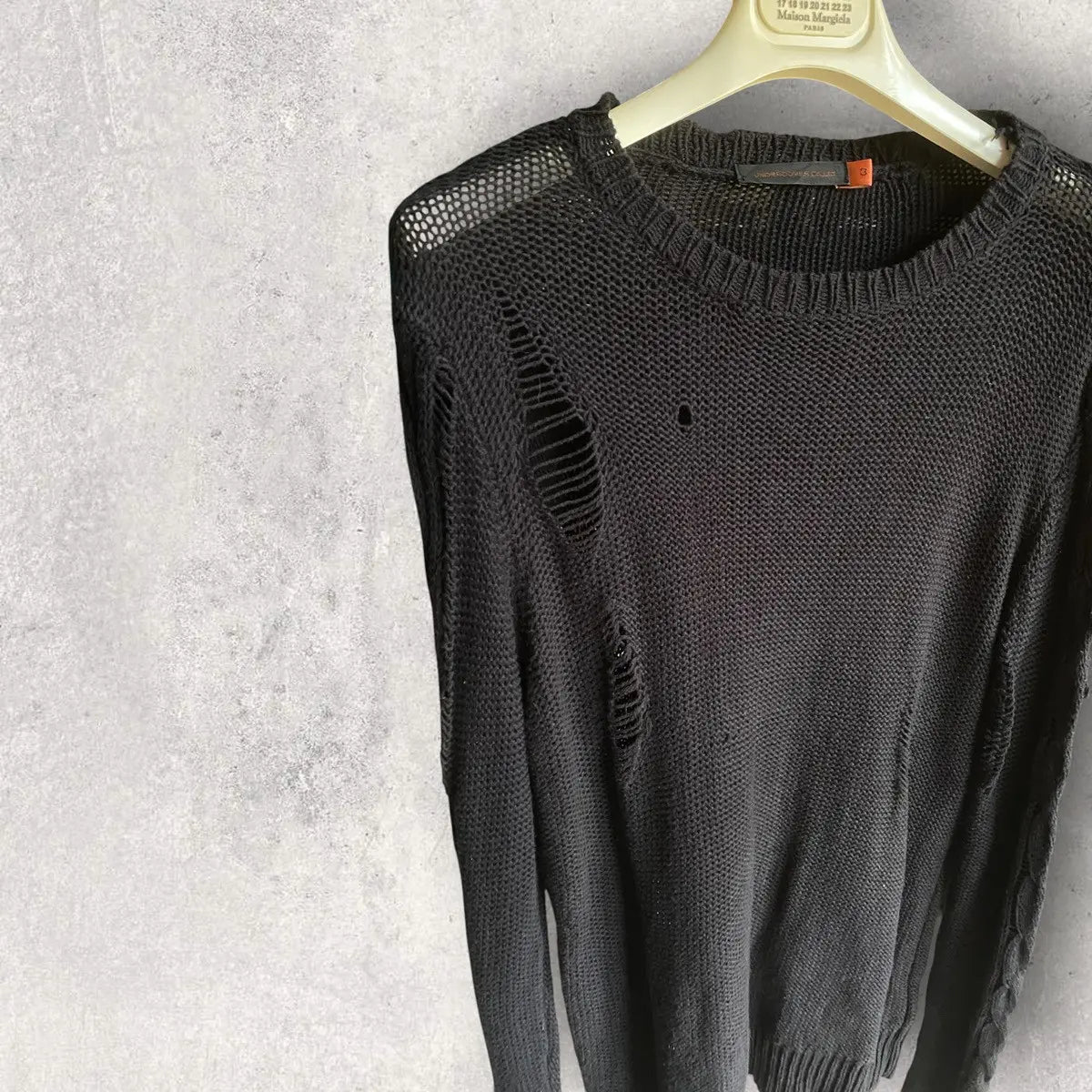 Undercover - AW05 Art And Craft Distressed Sweater