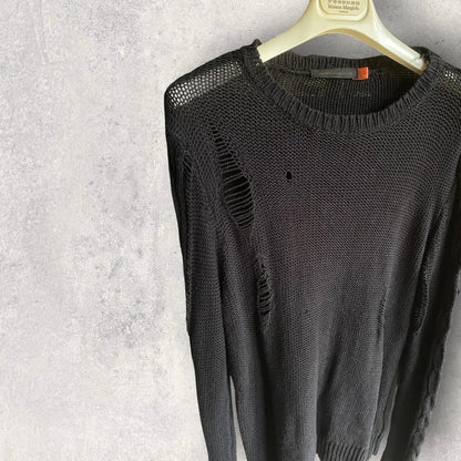 Undercover - AW05 Art And Craft Distressed Sweater
