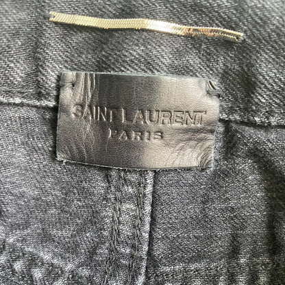 Saint Laurent Paris - Fall 18 Black Wash Distressed Jeans
