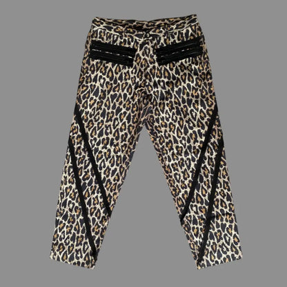 Number (N)ine : 2003 “Touch Me I’m Sick” Leopard Heart Print Bondage Pants